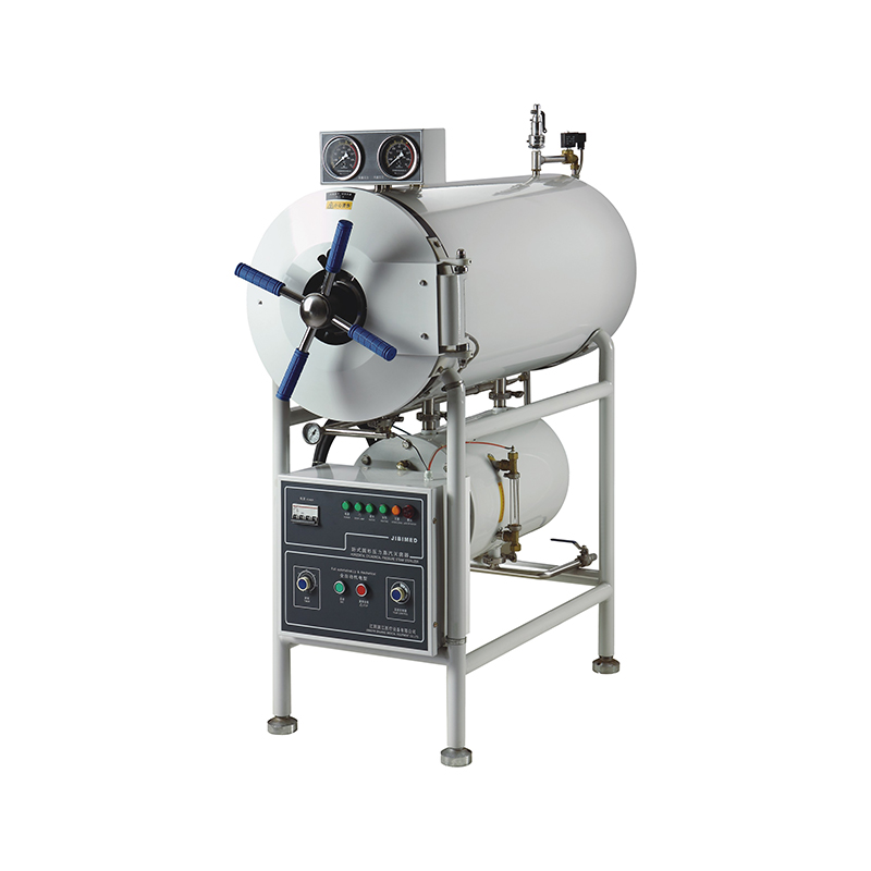 Horisontell cylindrisk tryck ångsterilisator