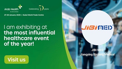 Gå med JibMed på 2025 Arab Health Expo.